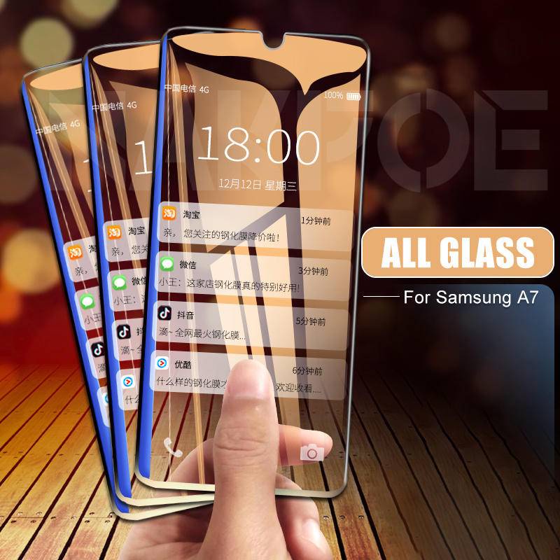 Pelindung Layar Tempered Glass 9D Untuk Samsung Galaxy A10 A20 A30 A40 A50 A60 A70 A80 A90 A10s A20s A30s A40s A50s A70s A20e M10 M20 M30 M40