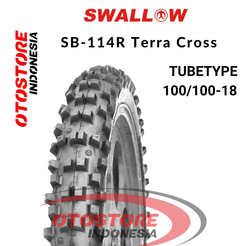 Ban Luar Motor Swallow SB-114R Terra Cross 100/100-18  RING 17 ban motor  motocross