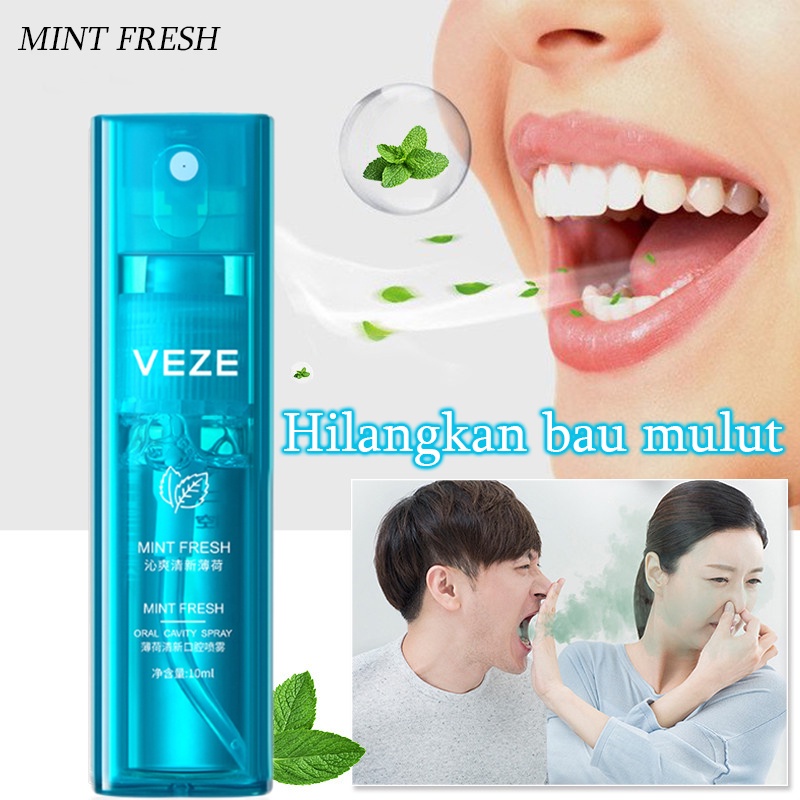 Jual Perawatan Mulut Spray mulut Nafas segar 10ml Penghilang Bau Mulut Dan Nafas Obat Pengharum