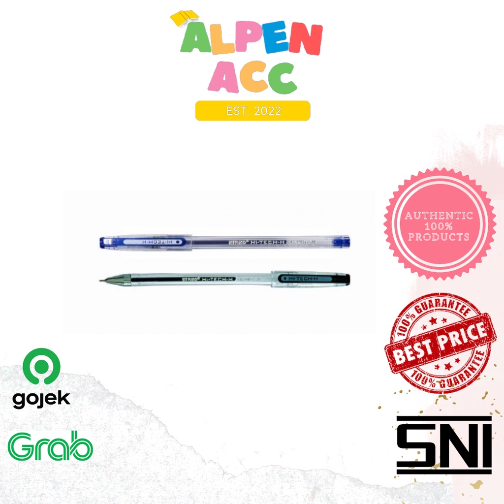 

KENKO GEL PEN | Pulpen | Bolpoin | PEN TINTA GEL Hi-Tech-H 0.28 Mm | kenko