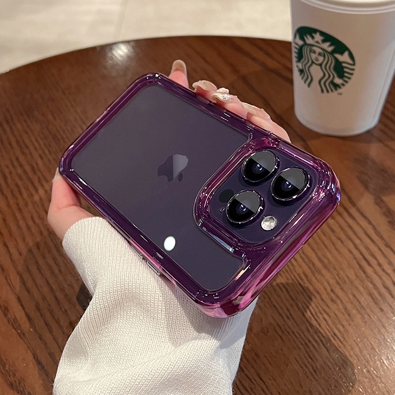 NEW Soft Case Silikon Transparan Untuk compatible for Iphone 13 12 11 Pro Max Xs Max Xr X 7 + 8 Plus