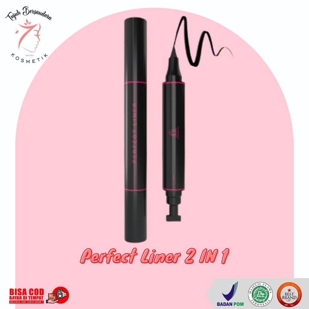 Jual Madame Gie Perfect Liner In Eyeliner Black Two In One Stamp Eyeliner Shopee Indonesia