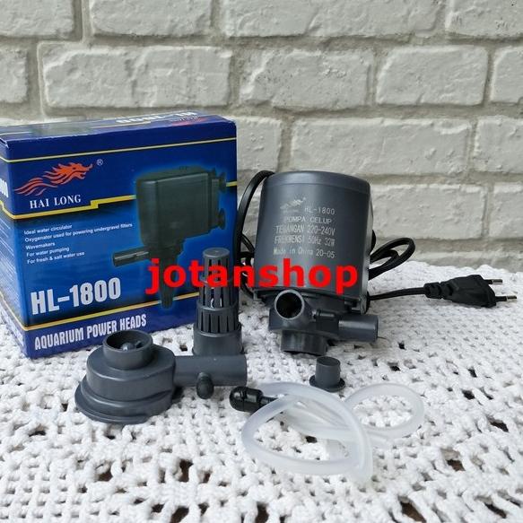 Hailong HL1800 HL 1800 Mesin Pompa Celup power head Aquarium Aquascape