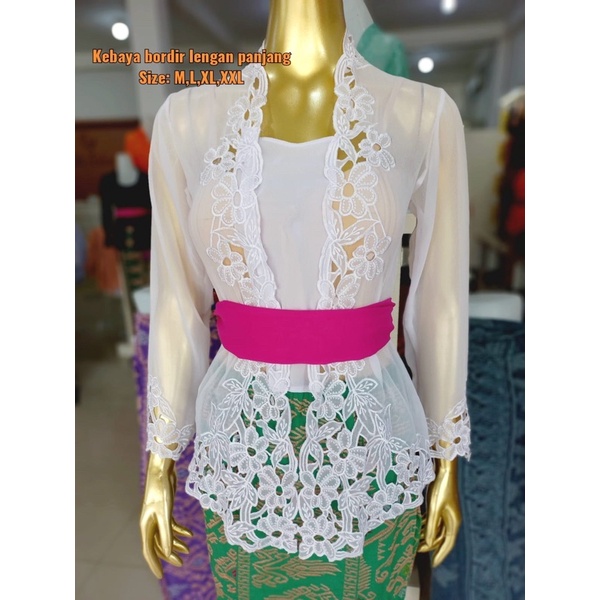 KEBAYA BORDIR LENGAN PANJANG