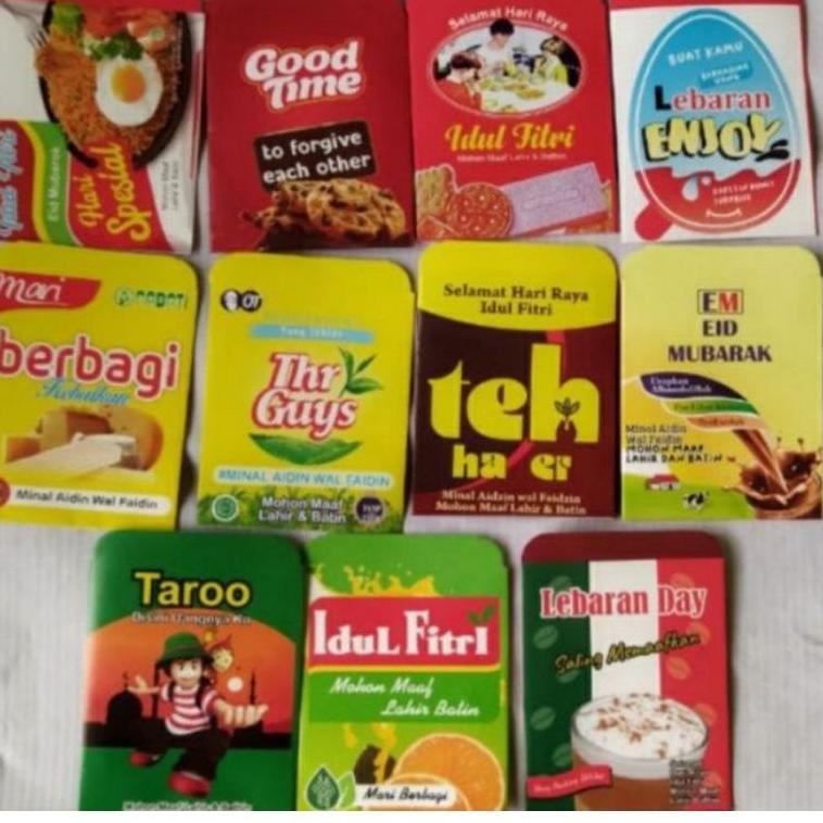 

PROMO amplop snack lebaran mini 10 pack isi 100 ㄵ