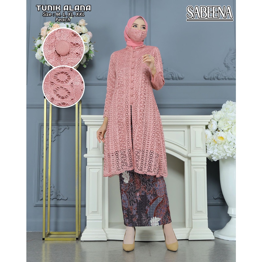 COD MUSTI NEW COLLECTION TUNIK KANCING SERIBU BAWAHAN ROK PLISKET BAHAN BURKAT MALIKA PAKAIAN TRADISIONAL DAN SERAGAMAN BRIDESMAIDS KONDANGAN LAMARAN WISUDA NIKAHAN ATAU ACARA FORMAL LAINNYA ORIGINAL BRAND SUPER CANTIK