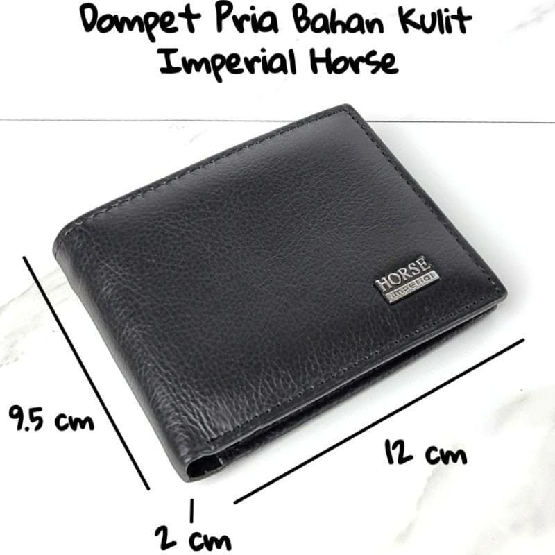 Dompet kulit asli horse pria dewasa + free box