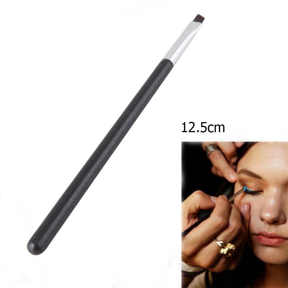 1 / 7pcs / set Brush Makeup Gagang Panjang Portable Untuk Eyeshadow