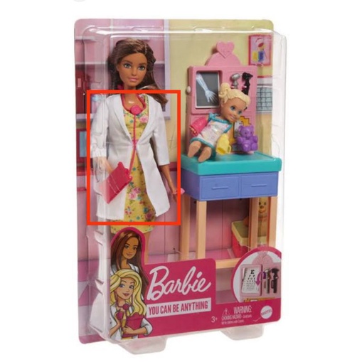 Jas Barbie Dokter Original Mattel