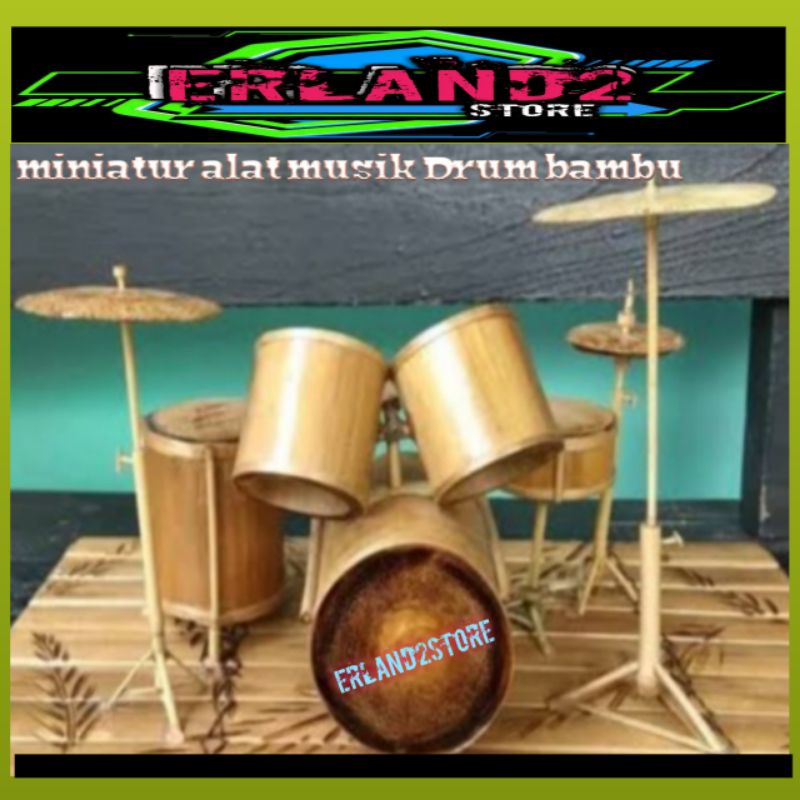 miniatur alat musik drum