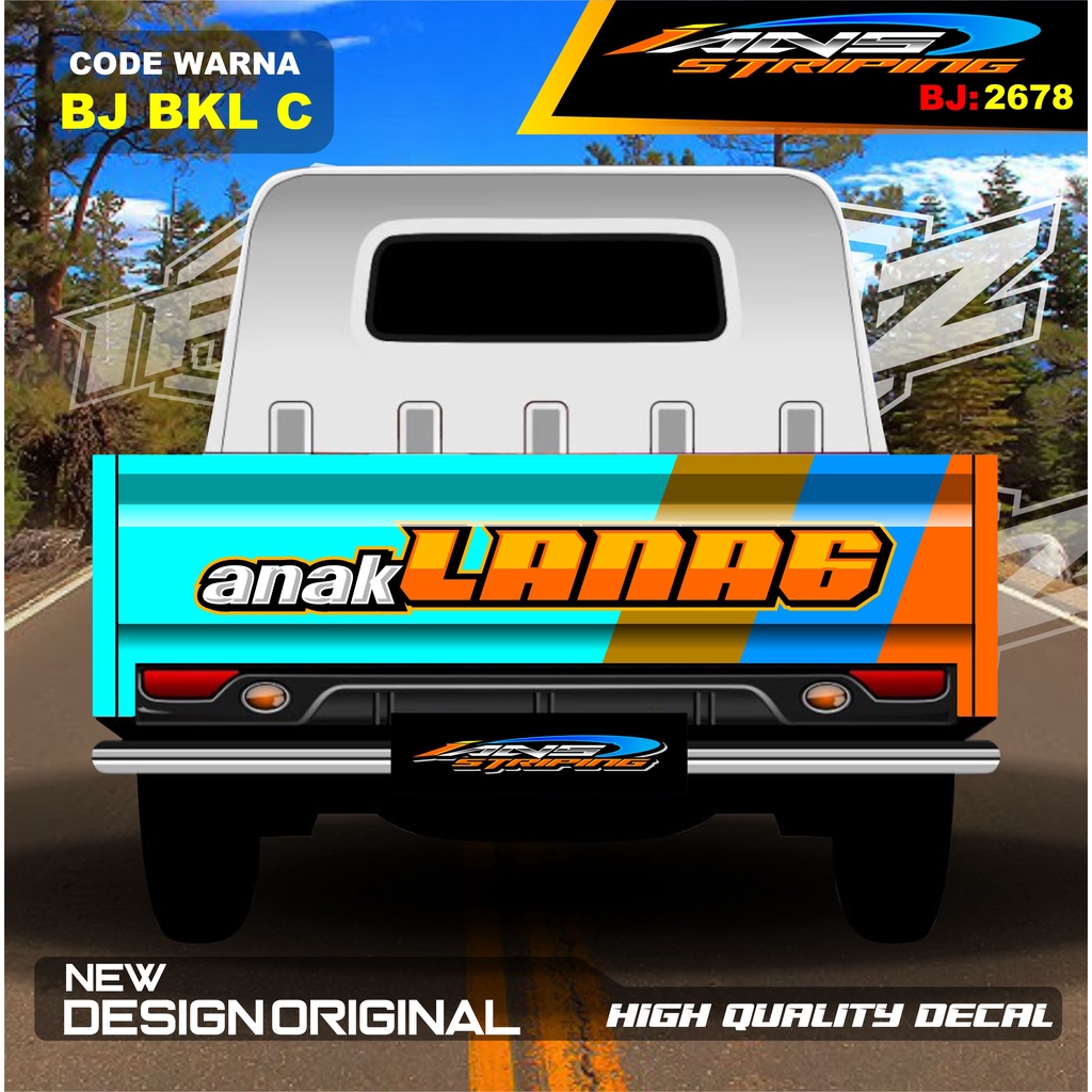 STIKER DECAL GRANMAX PICK UP / STIKER BAK BELAKANG GRANMAX / DECAL STICKER MOBIL GRANMAX