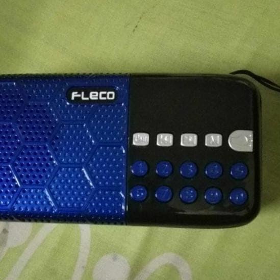 Speaker Radio Multifungsi Bluetooth Mini Fleco F-4208 - Merah