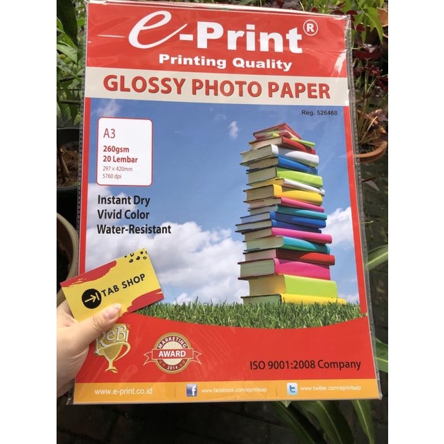 

glossy photo paper A3