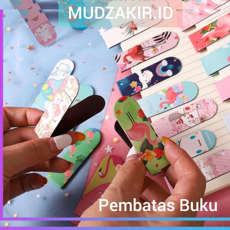 

[MD] PEMBATAS BUKU MOTIF CARTOON PENANDA BUKU MAGNET BOOKMARK