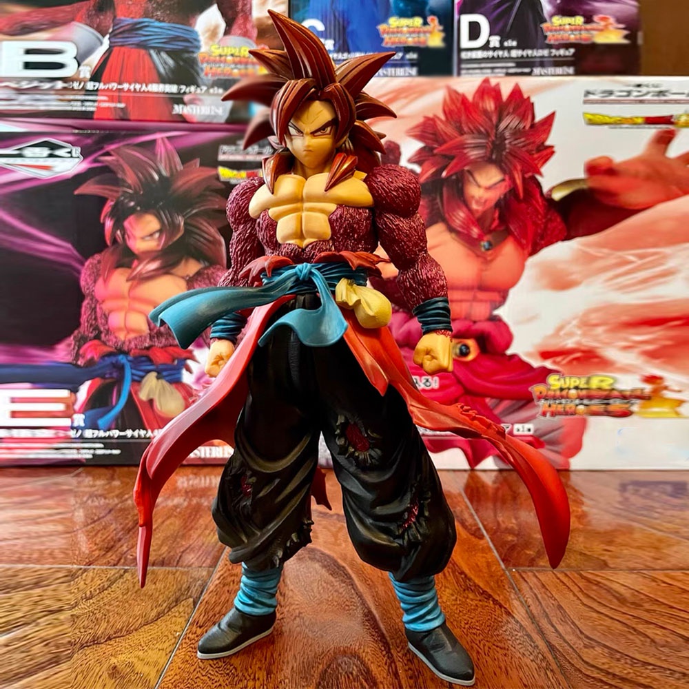 Mainan Action Figure Model Anime Dragon Ball GT Goku Vegeta Gogeta Super Saiyan4 Bahan PVC Untuk Dekorasi Kamar