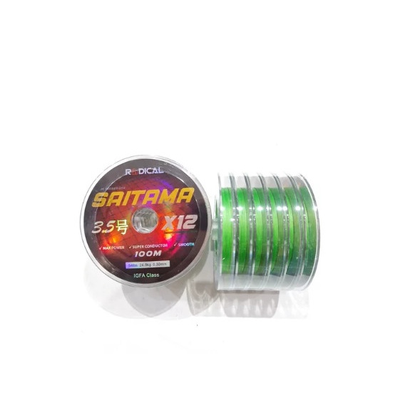 Senar Pe X12 Radical Saitama 100 Meter Connecting