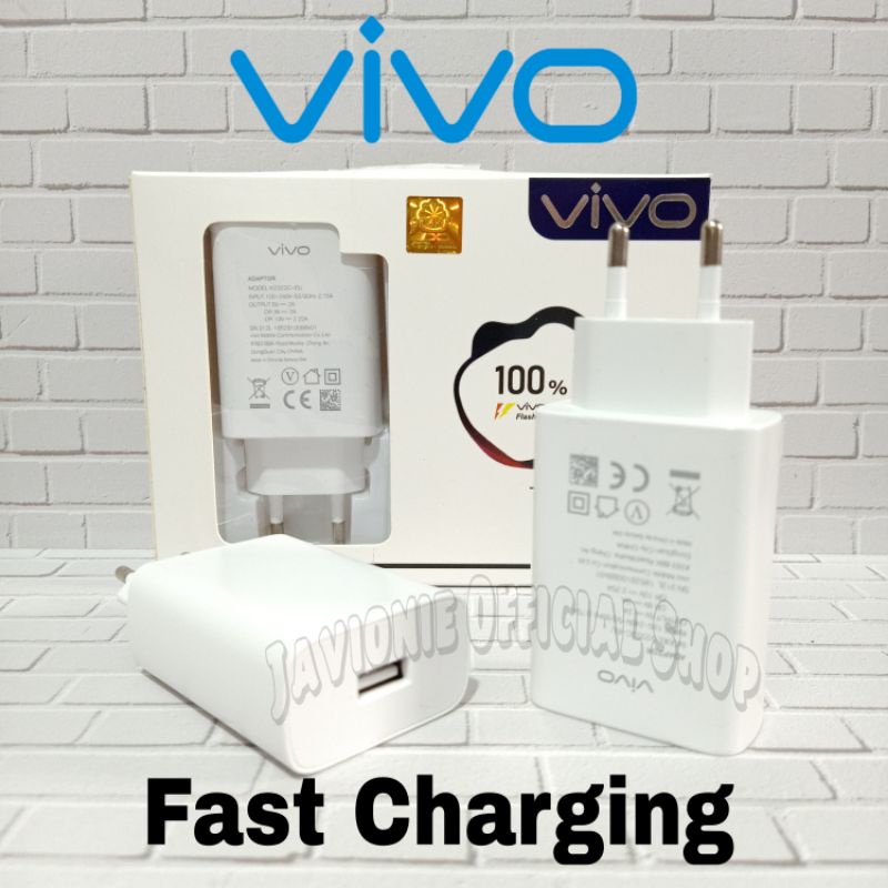 Charger Casan Cas VIVO V19 V17 PRO 18W Original Fast Charging TYPE C