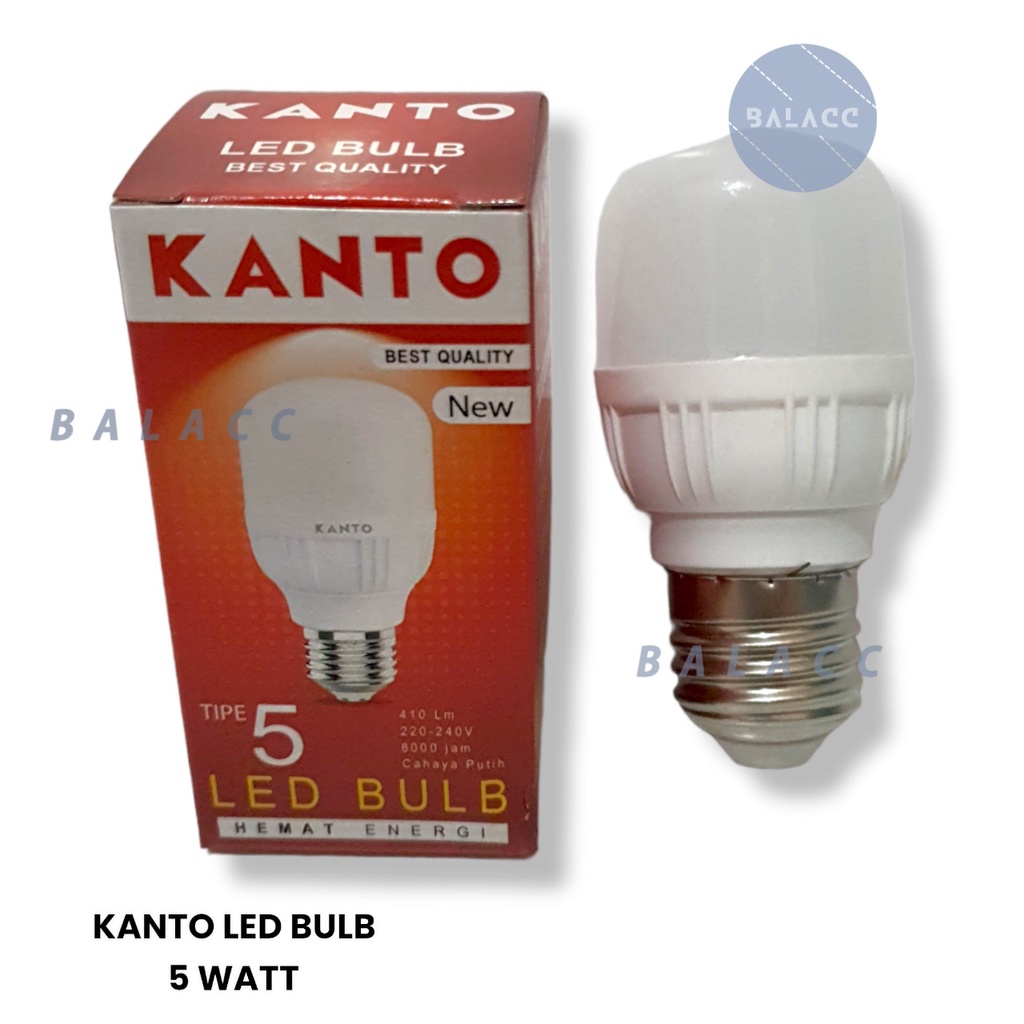 LED Kapsul 5 Watt / Lampu LED 5 Watt KANTO Cahaya Putih