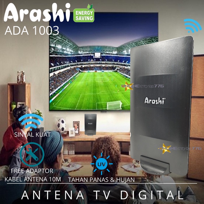 Antena Antena Tv / Antena Digital Arashi 1003 / Ada 1003 Indoor / Outdoor