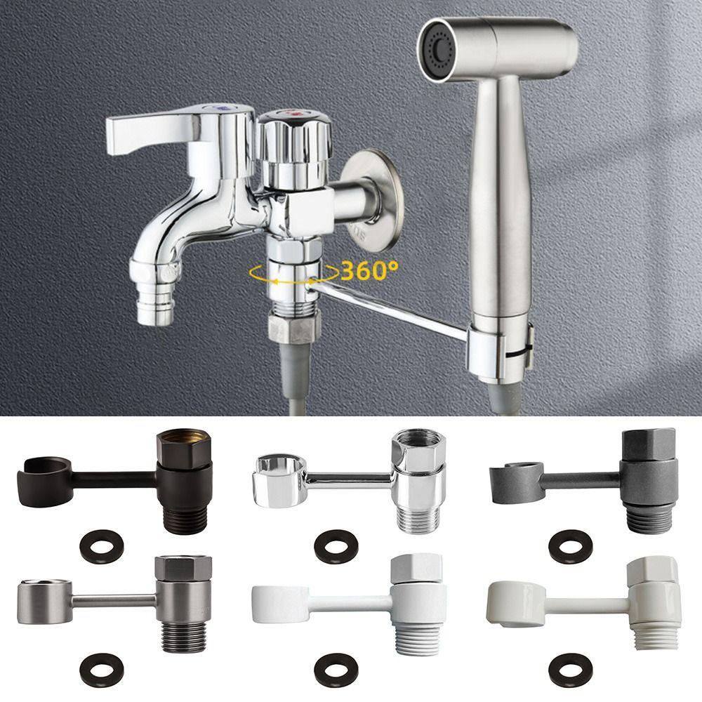 Solighter Sprinkler Penyangga Perlengkapan Kamar Mandi Adjustable Fixed Holder Shower Head Holder