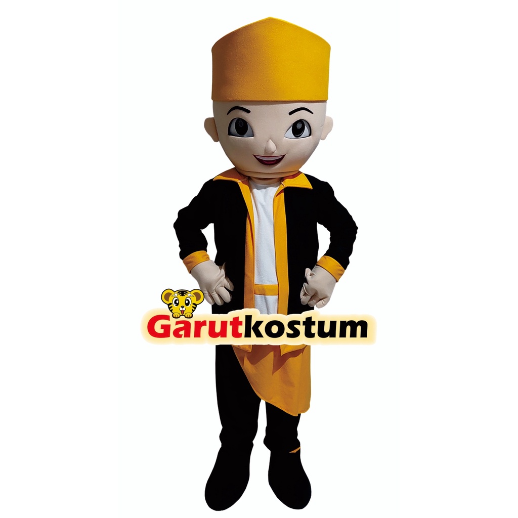 Kostum maskot badut karakter ipin padang setelan lucu costume karnaval fashion