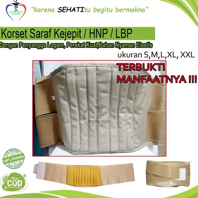 TERBUKTI KORSET HNP LUMBAL SARAF KEJEPIT SAKIT PUNGGUNG LBP