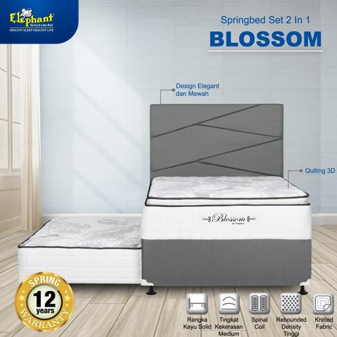 Kasur Springbed 2 In 1 Blossom Elephant