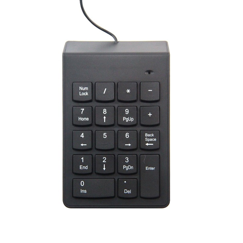 PROMO KEYBOARD MINI SUPER SLIM NUMERIC KEYPAD WIRED 18 TOMBOL PAKAI KABEL HIGH QUALITY