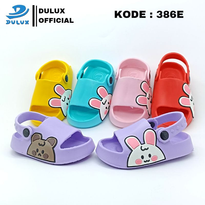 DULUX - SANDAL SLOP BALITA ANAK PEREMPUAN LUCU 386E UKURAN 20-25