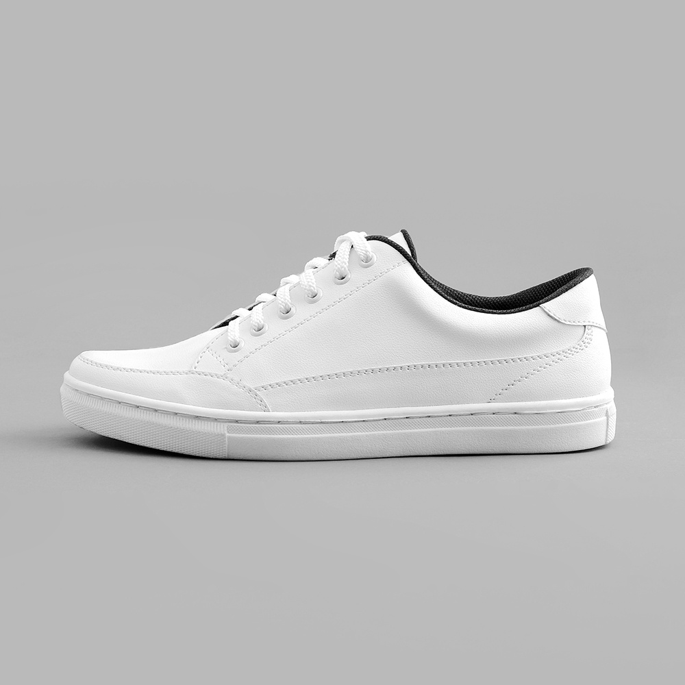 PARKER FULL WHITE |ManNeedMe x ARF| Sepatu Sneakers Pria Casual Shoes ORIGINAL