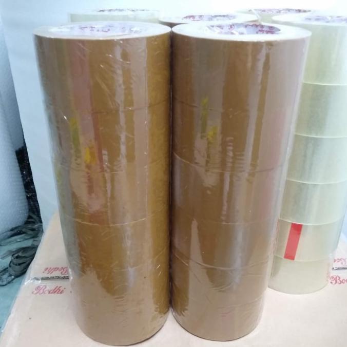 

lakban bening/coklat kualitas premium 48mm/100yard /1slop 6roll
