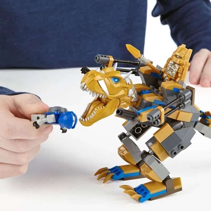 Transformers Kreo Grimlock Street Attack 196pcs Kre-o Gold Optimus