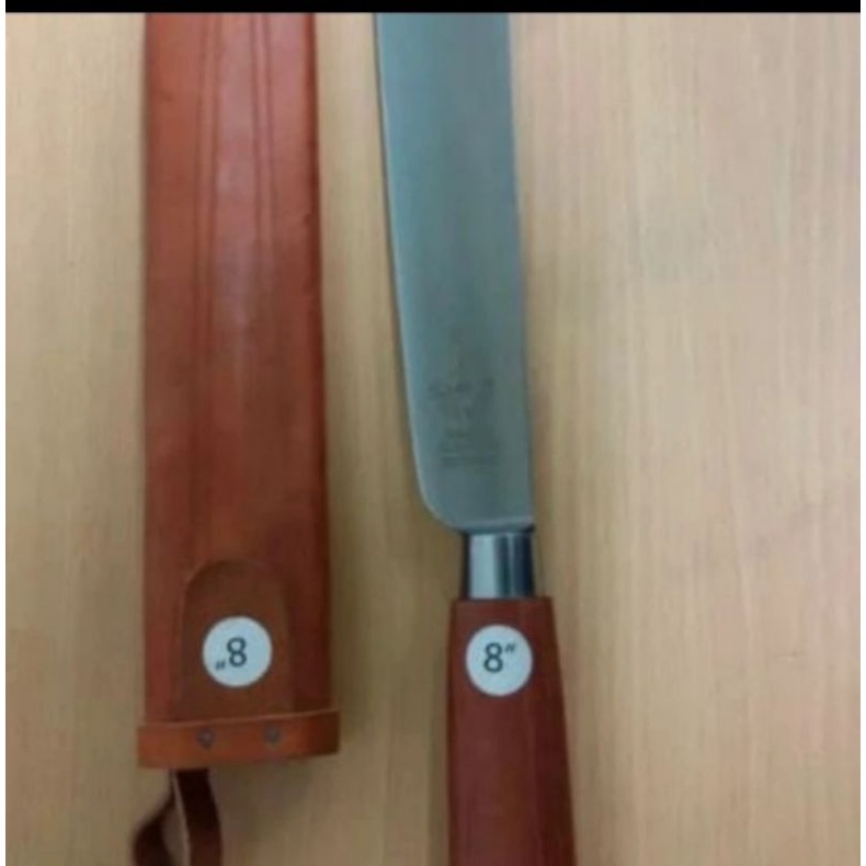 Pisau Cap Garpu 8 inch plus Sarung ORI 100 % Made in Solingen Germany