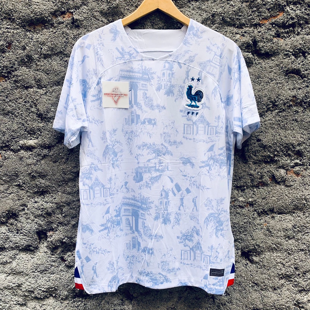 Jersey Prancis Away Piala Dunia 2022 Grade Ori Impor Baju Bola Jersey Timnas Negara Argentina World 