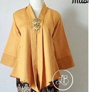 ATASAN KEBAYA FLOY MURAH HITAM MODERN - kebaya kartini