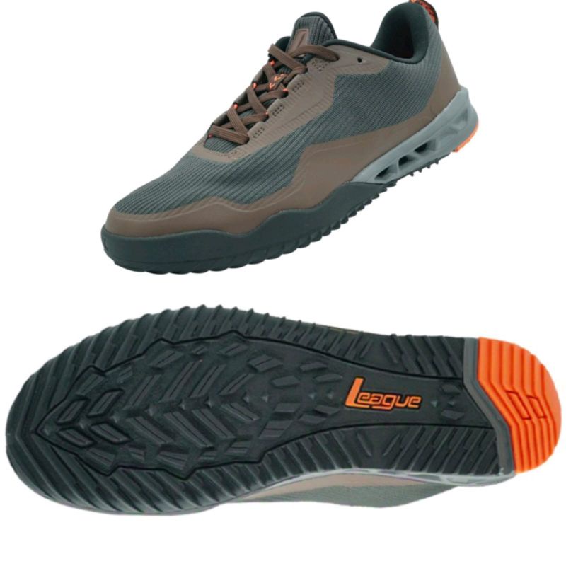 Sepatu League Outdoor Hiking Cokelat Magma M Unisex Pria Wanita Original