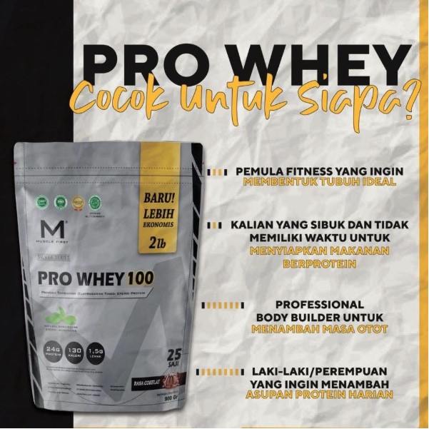 Muscle First Pro Whey 100 M1 Pro Whey 100 Muscle First 2lb Pro whey Whey Protein Concentrate Muscle First