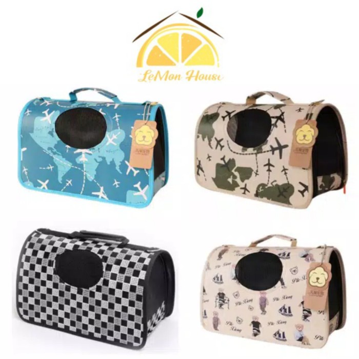 Cargo L House - Waterproof Pet Carrier Bag Tas Peliharaan Tas Anjing Kucing