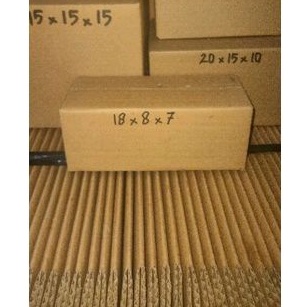 

kardus 18x8x7 polos luar dalam