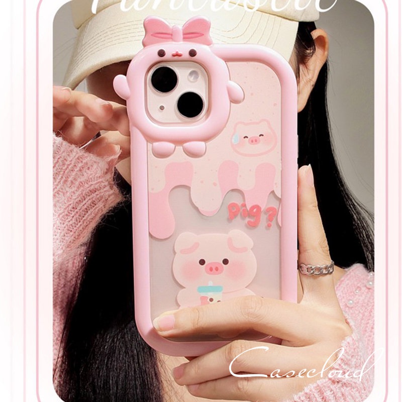 Soft Case Motif Babi 3D Untuk Oppo A95 A55 A16 A57 2022 A74 A96 A15 A5s A5 A9 2020 A12 A76 A77s A12 A94 A92 A16s A53 A33 A16K A1K A6 A77s Az A31 Az 6e Case Lensa Desain Monster