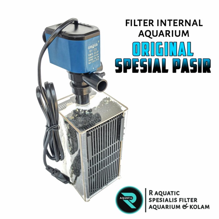 filter internal aquarium diy original