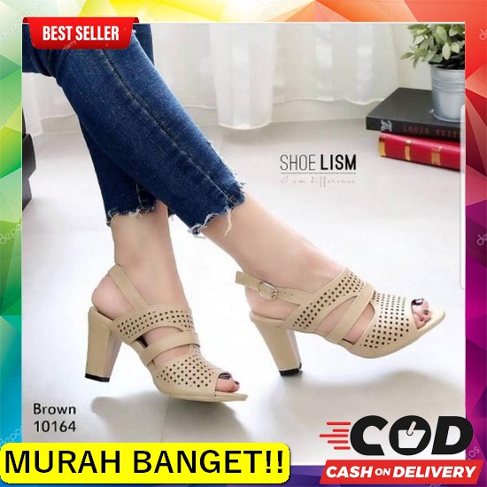 Sandal Heels Hak Tahu Kaca Silang Tali Lilit/Hak Tahu/Haktahu Lilit/Ha Abbushoes Hn 01  Sepatu Hak T
