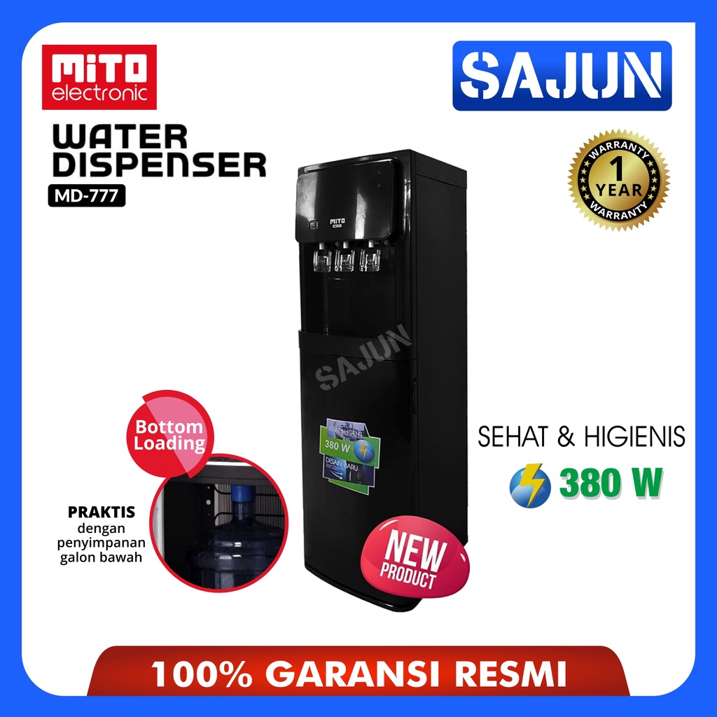 Mito MD-777 Water Dispenser Galon Bawah MD777