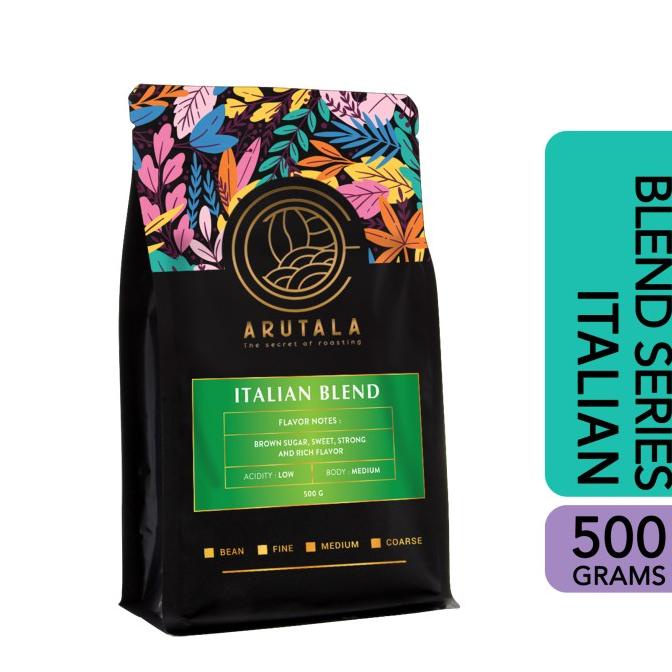 

BISA COD ARUTALA Kopi Italian Blend for Espresso Coffee 500 Gram /KOPI RUBE/KOPI KAPAL API/KOPI SLB/KOPI BUBUK/KOPI GOOD DAY