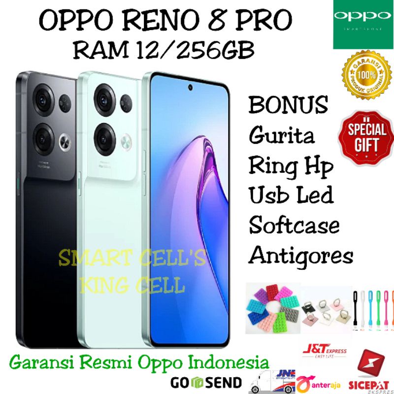 OPPO RENO 8 PRO RAM 12/256GB GARANSI RESMI OPPO INDONESIA