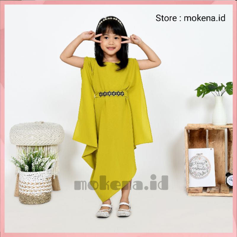 outer kaftan anak viral usia 5-12 th bahan ceruty