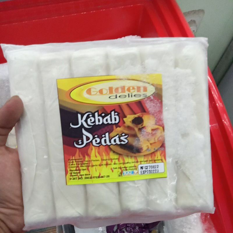 Golden Delies Kebab Pedas Instan Isi 6Pcs