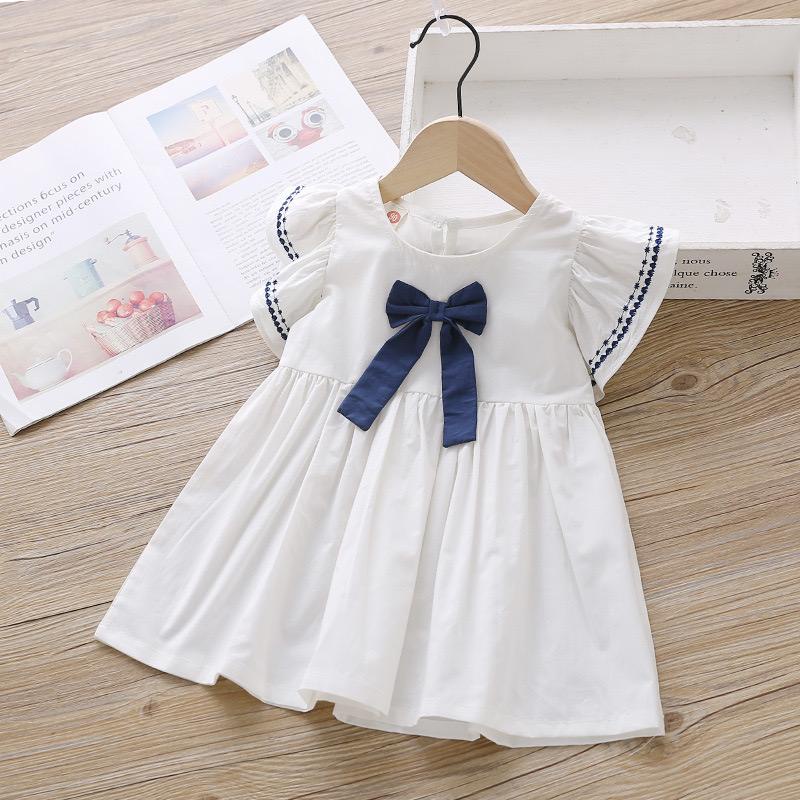 HappyOliver DRESS CARLA RIBBON EBV Baju Dress Anak Perempuan Import Dress anak/Bayi Perempuan Gaun bayi Rok Anak Pakain anak perempuan cewek inport dress pesta 0-7tahun