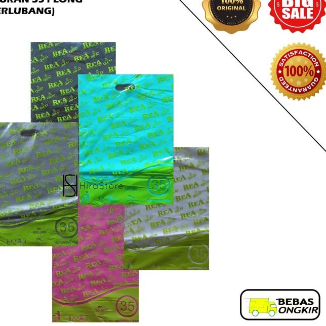 

Kantong Plastik HD Plong 35x50 isi 100 lembar merk REA packing online - Pink
