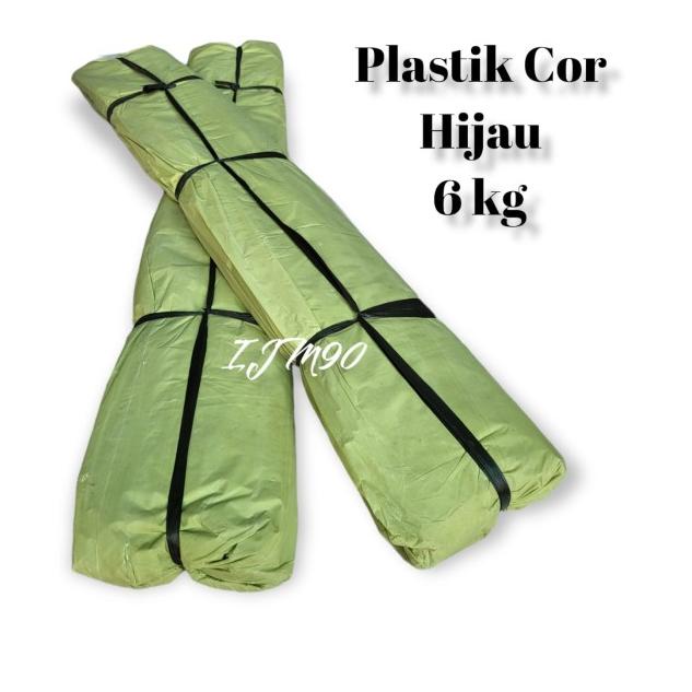 

PLASTIK COR HIJAU BUTEK 6KG PANJANG +-60 METER